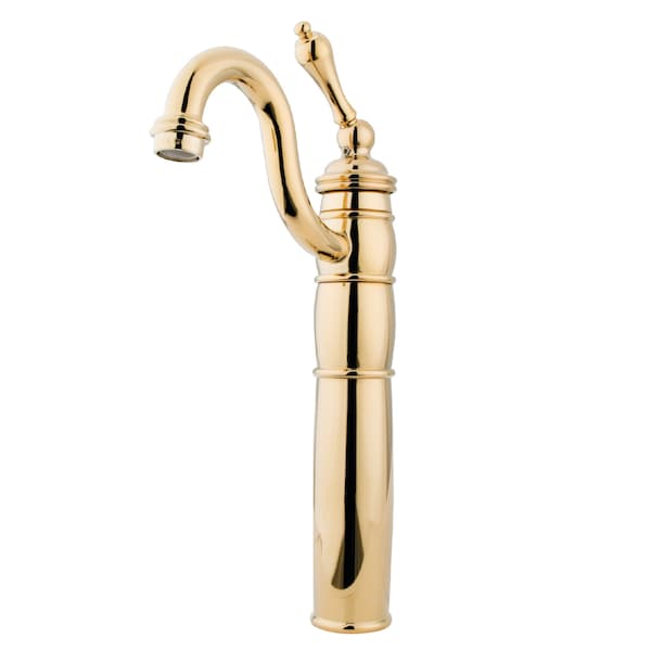 Vessel Sink Faucet, Polished Brass